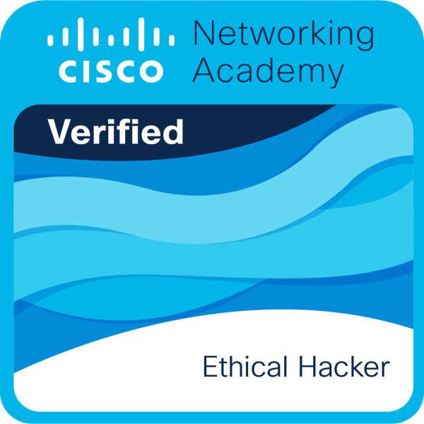 Cisco Ethical Hacker digital badge