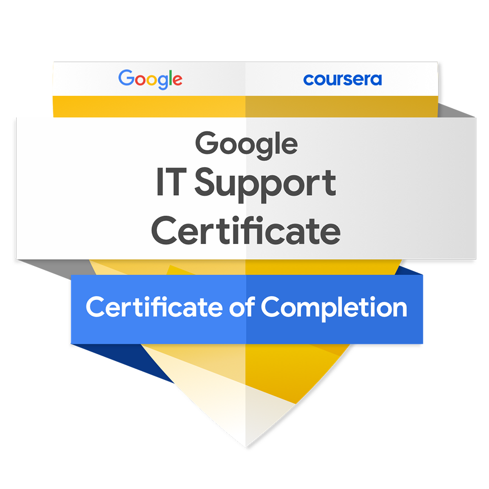 Google IT Support digital badge